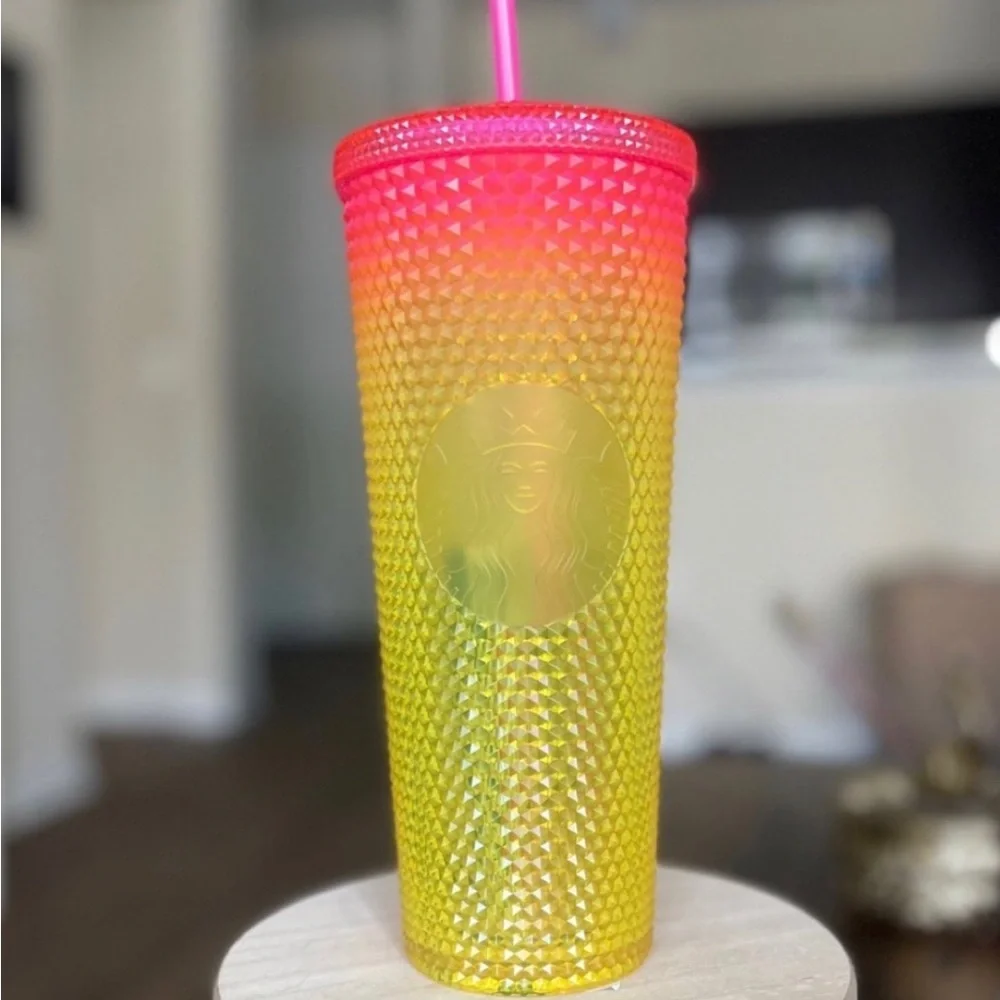 Starbucks Tequila Sunrise Studded Tumbler - 2022 Korea Release - NEW WITH TAG
